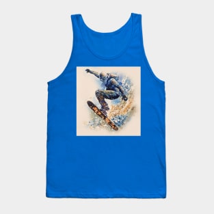 Snowboarding the Bumps Tank Top